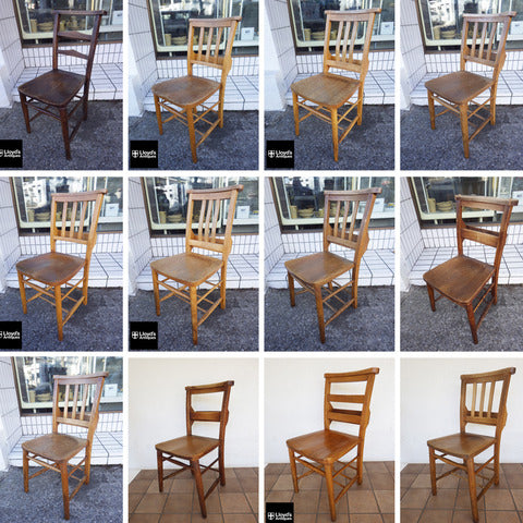 ロイズアンティークス / Lloyd's Antiques含む UKビンテージ チャーチチェア 教会椅子 12脚 『UK好きに大チャンス到来！！』　【買取と販売とレンタルのお店】