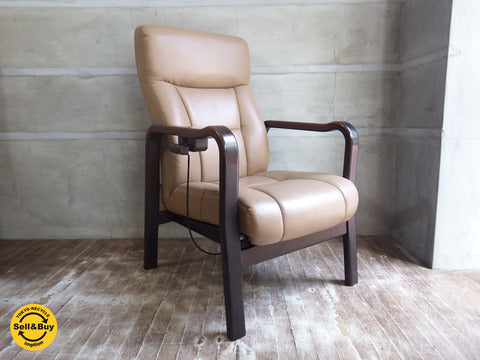 冨士ファニチャー FUJI FURNITURE リクライニング アームチェア ハイバック ～ 無段階のリクライニングでゆったりと過ごせるチェア【買取と販売とレンタルのお店】