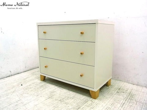 らしくないけどかわいいチェスト～Momonatural モモ ナチュラル LOVE CHEST（ラブチェスト）3段 【買取と販売とレンタルのお店】