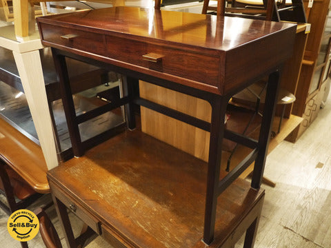 ビンテージ ローズウッド デスク 北欧スタイル シンプルモダン～北欧ノルウェーの上品なデスク～【買取と販売とレンタルのお店】