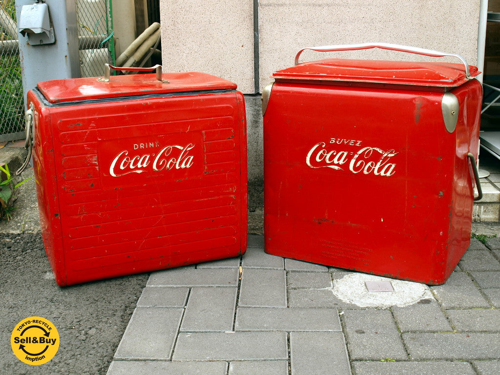50's コカ コーラ Coca-Cola ビンテージ オリジナル クーラーボックス アイスボックス ～ Back To the United States of the 1950s 【 買取と販売とレンタルのお店 】