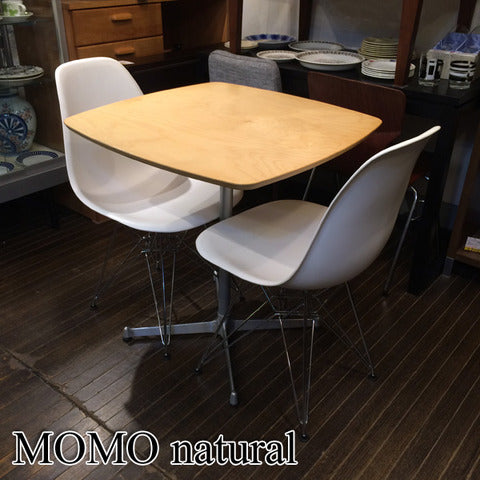 モモナチュラル MOMO natural カフェテーブル オーク材 幅68cm ～ 優しく弧を描いたカフェテーブルで癒しのひとときを 【買取と販売とレンタルのお店】