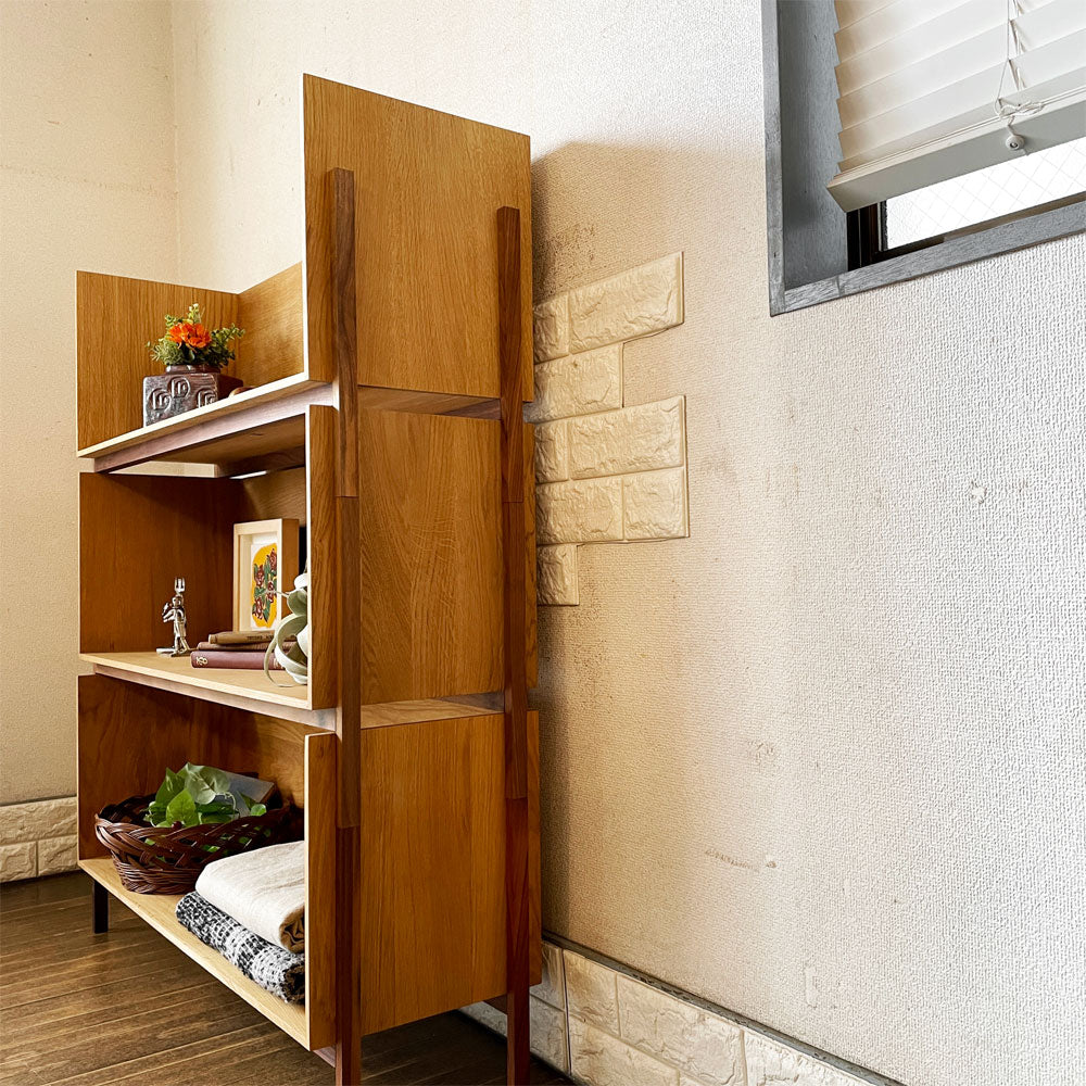 クリスティーナダムスタジオ KRISTINA DAM STUDIO スタックフロアシェルフ オーク材 3段 W100cm 北欧家具 ～ 美しい土台として ～