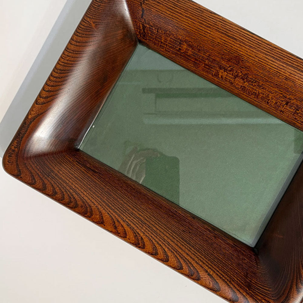 松崎 融 拭漆くりぬき額 無垢材 水彩額縁 版画額縁 フォトフレーム 民藝作家 木漆工芸作家 ～ 100年後の美しさを想像して ～