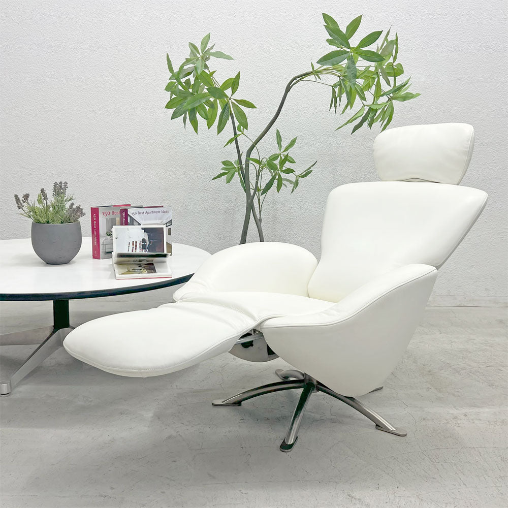 【登戸BASE店】カッシーナ Cassina ドド K10 DODO シェーズロング リクライニングチェア 本革 喜多俊之 参考定価￥1,111,000～ 買取させていただきました。