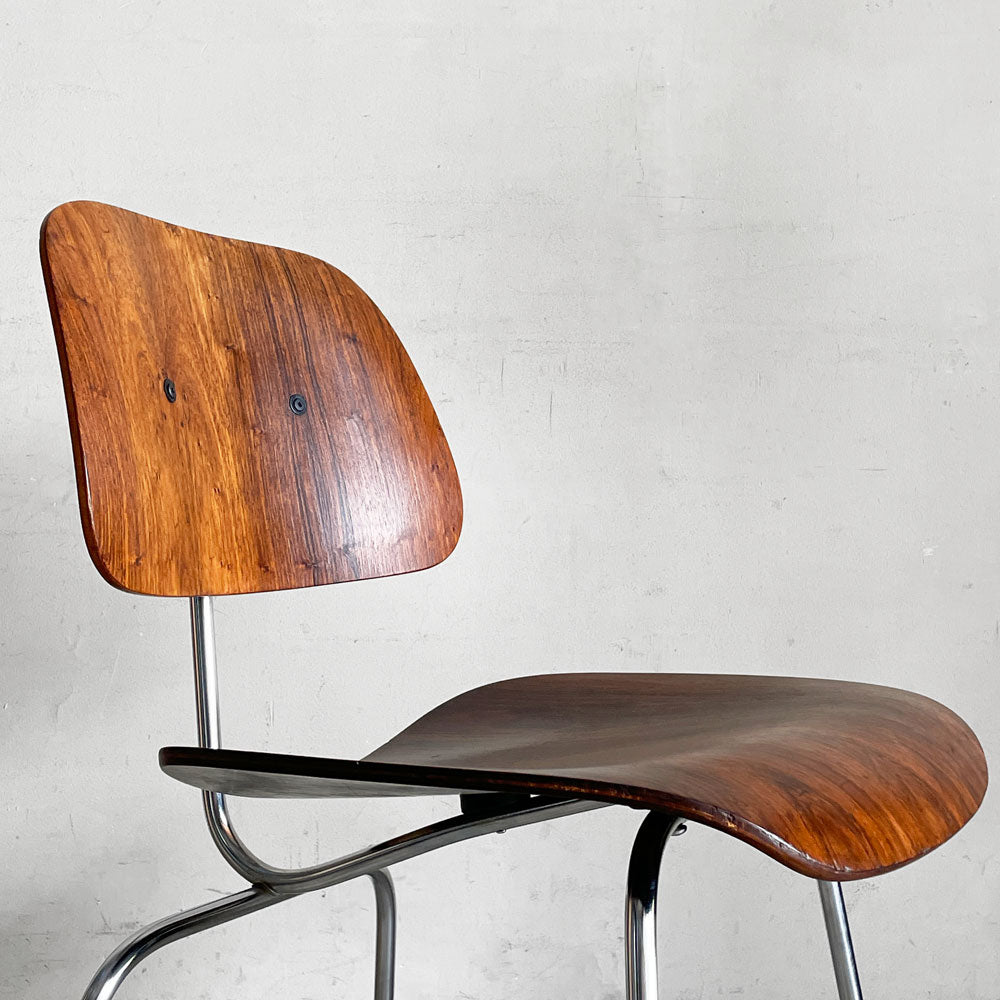 ハーマンミラー Herman Miller DCM メタルレッグ ダイニングチェア ローズウッド 60's ビンテージ C&R ミッドセンチュリー 希少 ～時代を纏う名作チェア