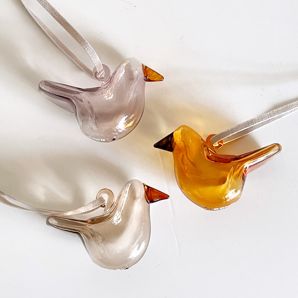 【自由が丘店】イッタラ iittala ミニ ガラスバード オーナメント Mini Glass Bird Ornaments 3set ミックスカラー 箱付き 北欧雑貨 買取させていただきました。