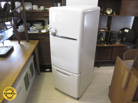 機関良好・Good コンディション！ National / ナショナル WiLL / ウィル 『 FRIDGE mini 』 冷蔵庫 162L 2002年製 ～ 古き良きアメリカを髣髴とさせるノスタルジックデザインの冷蔵庫 ～
