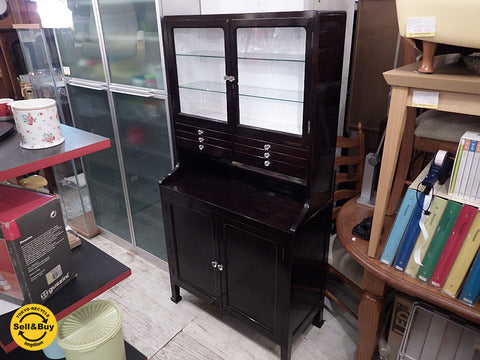 英国 UKアンティーク デンティストキャビネット ～ 威厳ある佇まい、雰囲気抜群のアンティーク家具。【買取と販売とレンタルのお店】