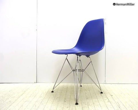 Vitra製 Eames/イームズ DSR サイドシェルxエッフェルベース BL	【買取＆販売＆レンタル】