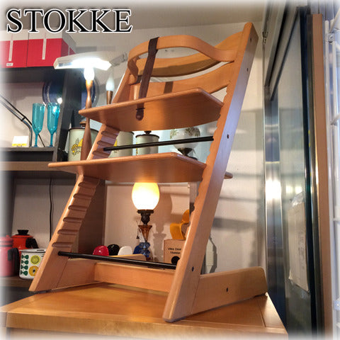 STOKKE ストッケ STOKEE トリップトラップ ナチュラル ガード付 希少旧型モデル ～ 北欧出身の確かな品質 【買取と販売とレンタルのお店】