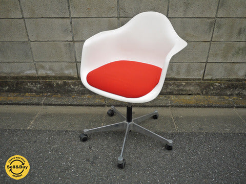 廃盤 Vitra社製 PACC プラスチックアームシェルチェア シートパッド付 ガス圧調高機構付 コントラクトベースキャスタータイプ PACC【買取と販売とレンタルのお店】