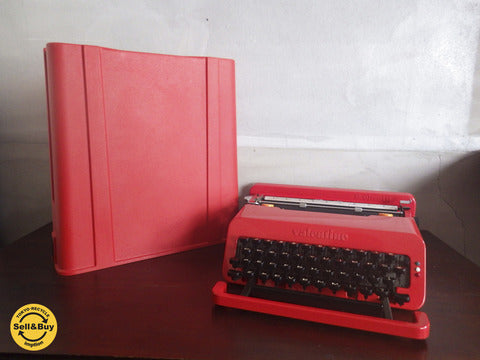 olivetti オリベッティ / タイプライター バレンタイン S ～ 世界が認めた！心打つイタリアンREDのレトロアイテム ♪ 【買取と販売とレンタルのお店】