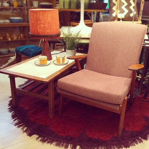 イギリス三大家具メーカーのひとつ★UKヴィンテージ ”Parker Knoll（パーカーノール社）” ラウンジアームチェア☆ 【出張買取＆販売＆レンタル】
