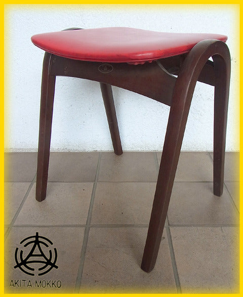 再入荷！ ～ジャパニーズモダンな名作スツール～ 秋田木工のヴィンテージ 『スタッキングチェア（剣持スツール）』 【出張買取＆販売＆レンタル】