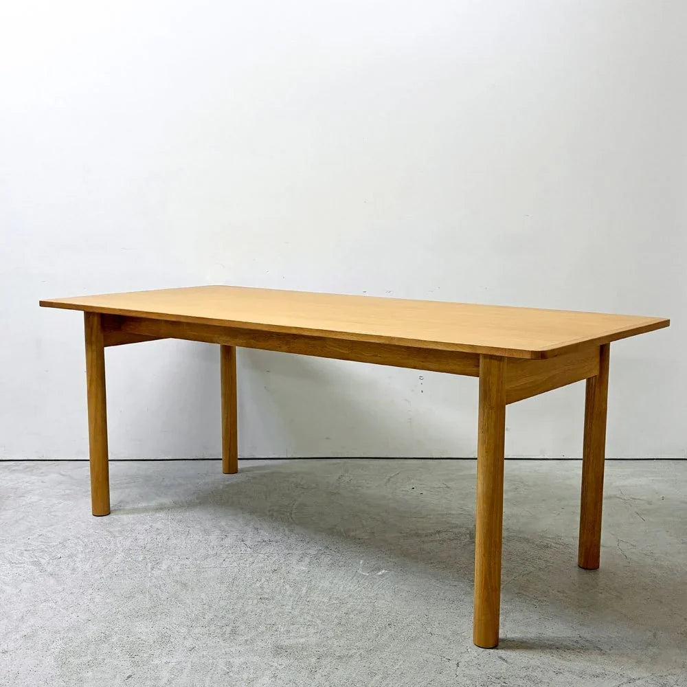 【祖師ヶ谷大蔵店】 無印良品 MUJI 木製テーブル ダイニングテーブル ラバーウッド材 Ｗ180cm ナチュラルデザイン 参考定価￥59,900-買取させていただきました。