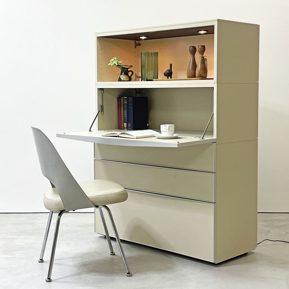 【祖師ヶ谷大蔵店】アルフレックス arflex コンポーザー COMPOSER キャビネット 1ドロップダウンドア 3ドロワー 照明付き イタリアモダン 現状品 買取させていただきました。