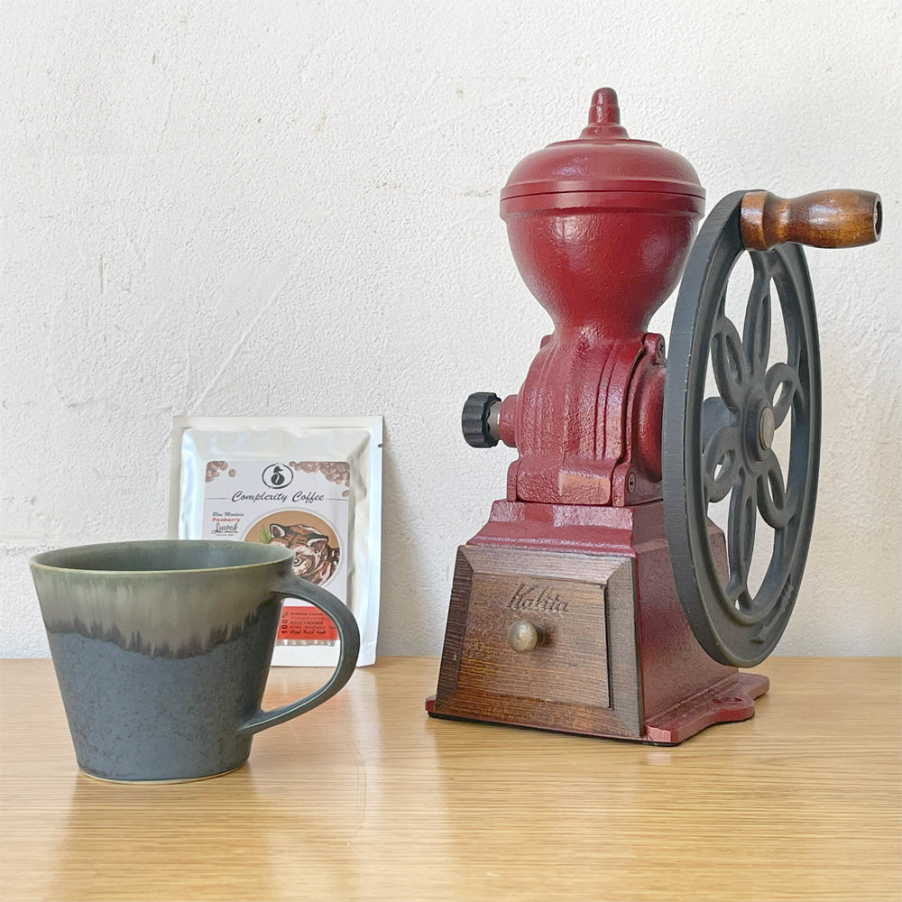 カリタ KALITA ダイヤミル 手挽き 鋳鉄 レッド 日本製 ～ 日本を代表するコーヒー機器総合メーカーによる傑作ミル