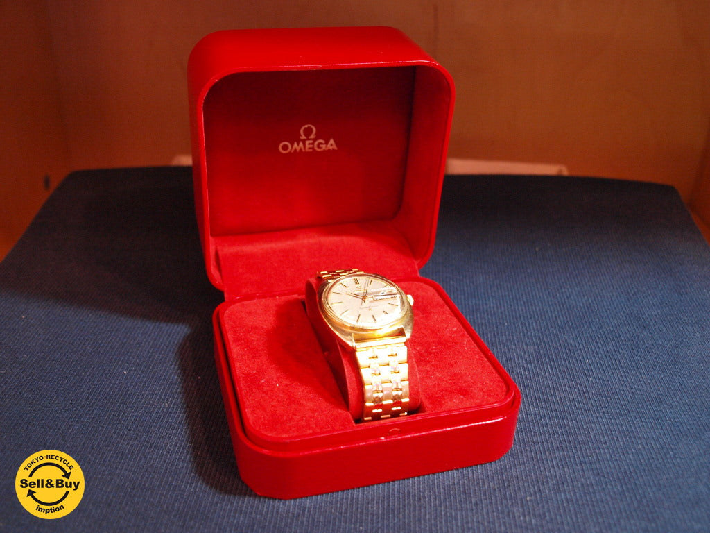 オメガ OMEGA コンステレーション Constallation オートマチック Offically Certified ゴールド OH済  買い取りしました。下北沢店 出張買取もお任せ下さい。