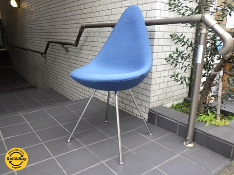 新品同様 正規 フリッツ ハンセン ドロップチェア フルパディング ファブリック ～ アルネ・ヤコブセンの幻のプロダクト【買取と販売とレンタルのお店】