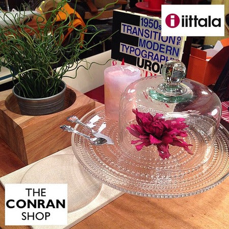 人気インテリアショップ＆ブランドの美しいテーブルウェア2点★"iittala"(イッタラ)カステヘルミ ケーキスタンド、コンランショップ 無垢材 すり鉢 小物入れ 【出張買取＆販売＆レンタル】