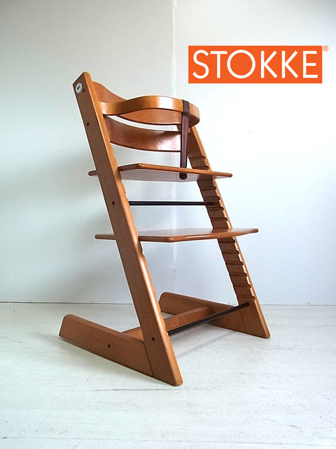 stokke ストッケ　トリップトラップチェア　ベビーガード付き