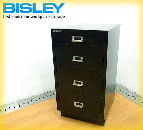 クイーンズアワードを称えたイギリスNo.1の生産規模を誇る老舗スチールファニチャーメーカー！ BISLEY （ ビスレー ）の機能的デザインのBASICシリーズ 元祖デスクキャビネット 『 BA3/CD 』 黒