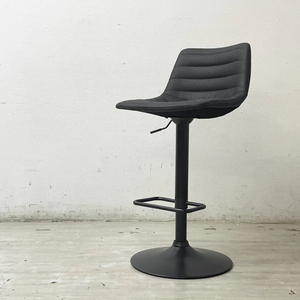 【祖師ヶ谷大蔵店】クラッシュゲート CRASH GATE ノットアンティークス Knot Antiques クロム CHROME バースツール カウンターチェア ブラック レザーファブリック×スチール 昇降式 ビンテージスタイル 定価15,400円 買取させていただきました。