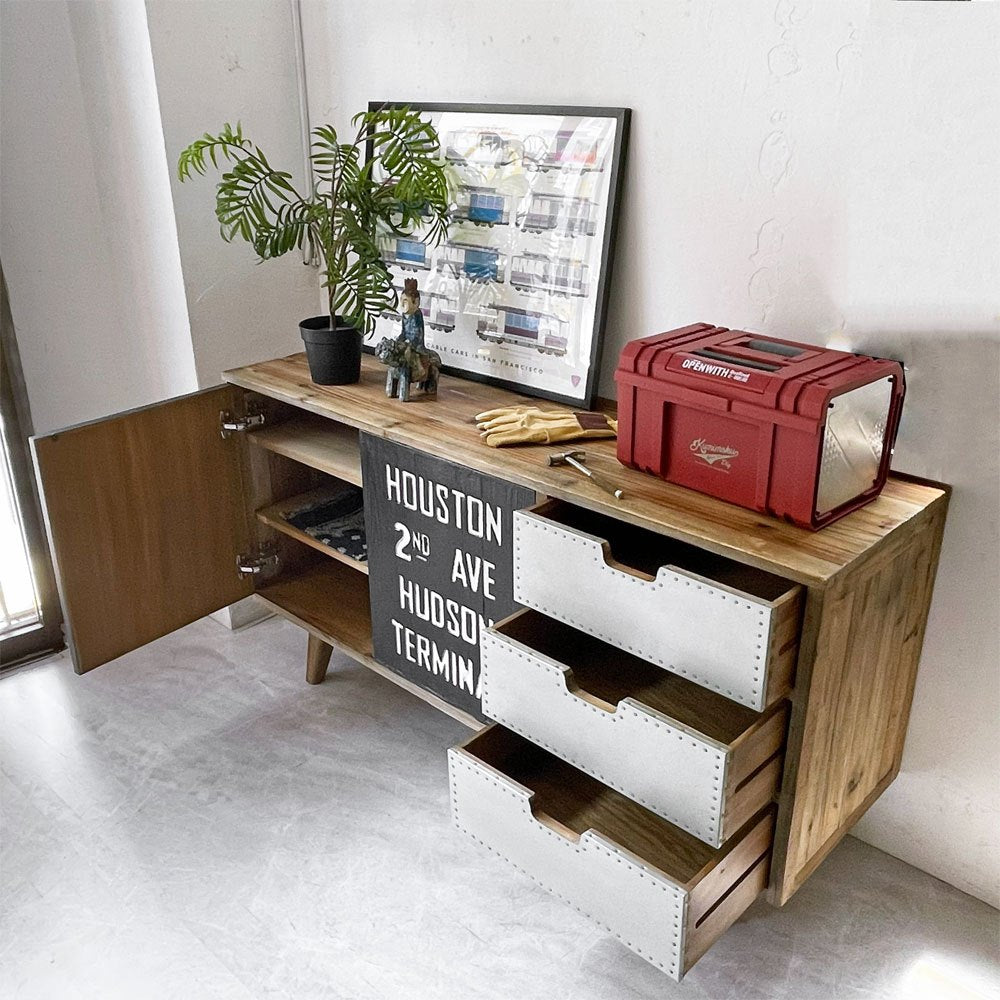 【下北沢店】クラッシュゲート CRASH GATE ノットアンティークス Knot antiques ビクトル VICTOL サイドボード 幅152cm 関家具 インダストリアル 廃盤  買取させていただきました。