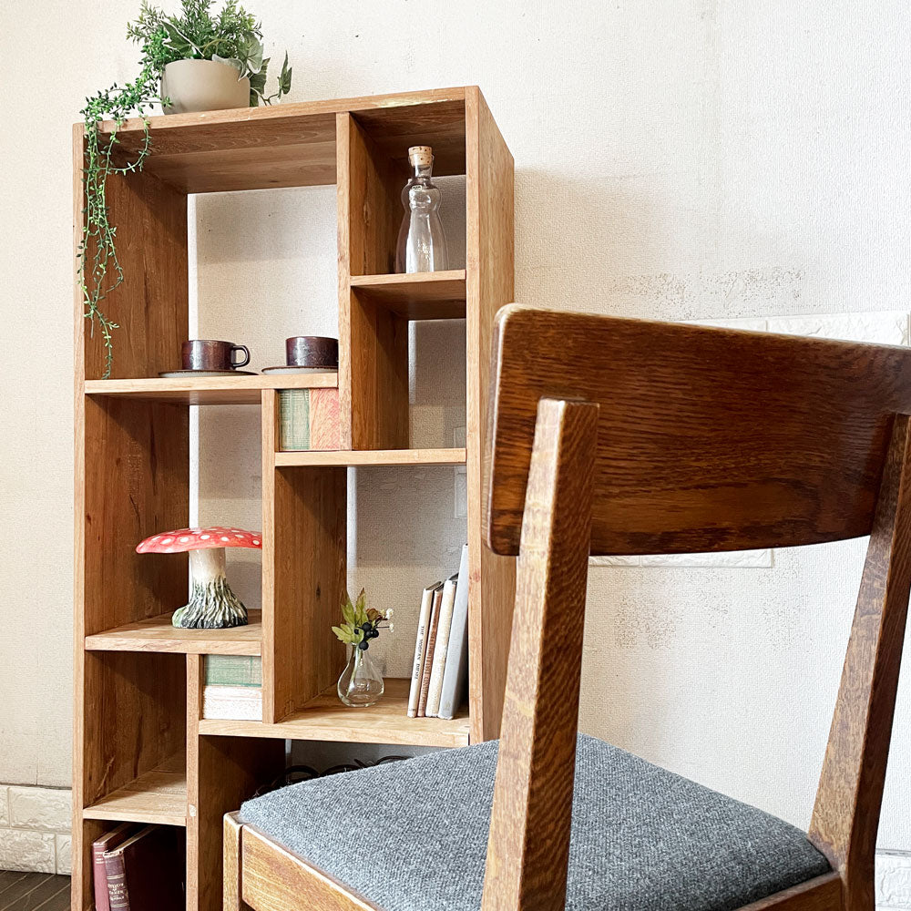 ビンテージスタイル Vintage Style 古材 オープンシェルフ W60cm 本棚 飾り棚 AVボード シャビーシック ～舞台の端で～