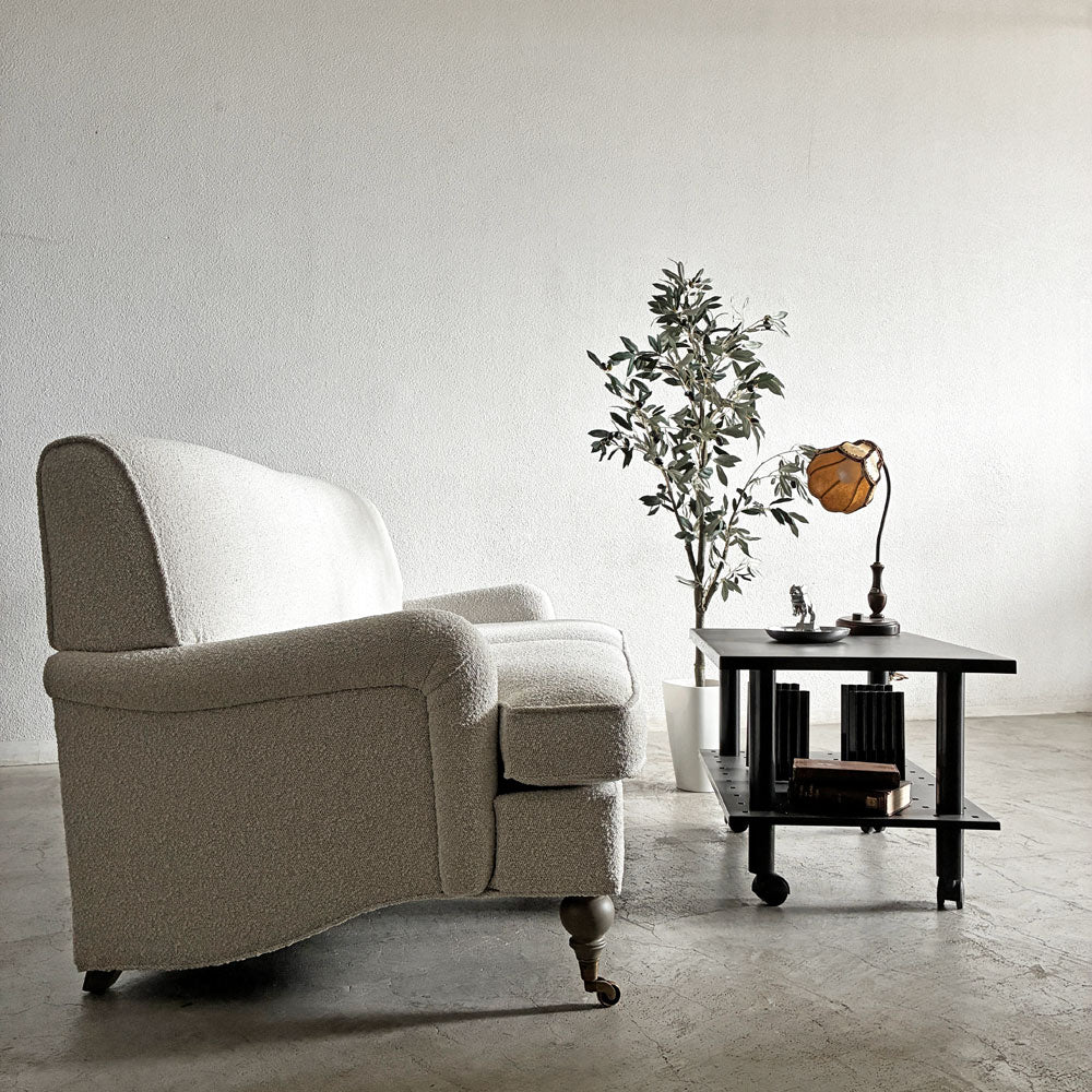 アスプルンド ASPLUND リゾルティール resortir スタンレー STANLEY 2.5P SOFA 2.5人掛けソファ W185cm ファブリック ホワイト系 グレー脚 定価￥418,000- ～ 織り交ぜて ～