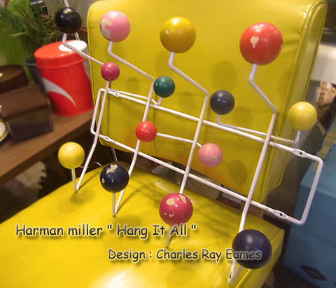 オブジェとして楽しめるデザインです♪ ハーマンミラー Eames " Hang-It-All " イームズ ハングイットオール【買取＆販売＆レンタル】