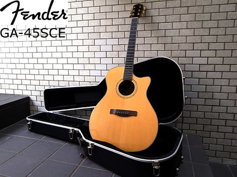 美品 Fender フェンダー GA-45SCE NAT アコースティックギター エレアコ yui HC付 ～ 見た目以上のポテンシャル【買取と販売とレンタルのお店】