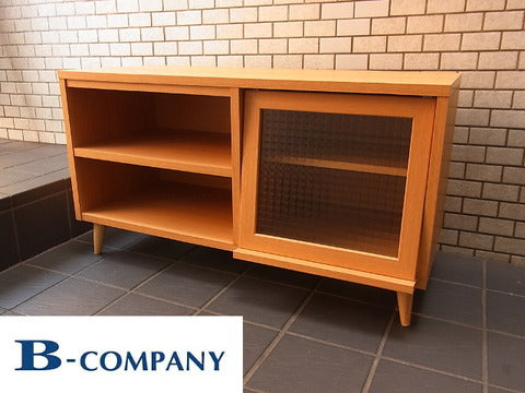 ナチュラルにさっぱり感がでる～B-company ビーカンパニー フラップスライドレール AVボード TVボード【買取と販売とレンタルのお店】