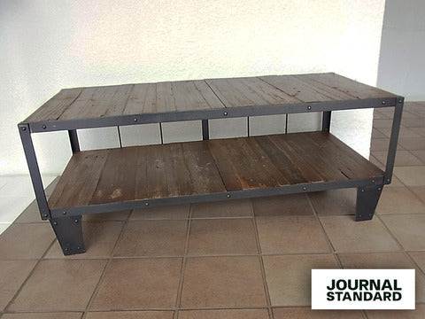 天板に古材風の杉材を用いたテレビボード☆　ジャーナルスタンダードファニチャー CALVI カルビ AVボード【買取と販売とレンタルのお店】