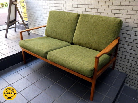 クロロス CHLOROS ケージバック チーク材フレーム Cage Back ２シーター ソファ ～ オシャレで安心できるソファ【買取と販売とレンタルのお店】