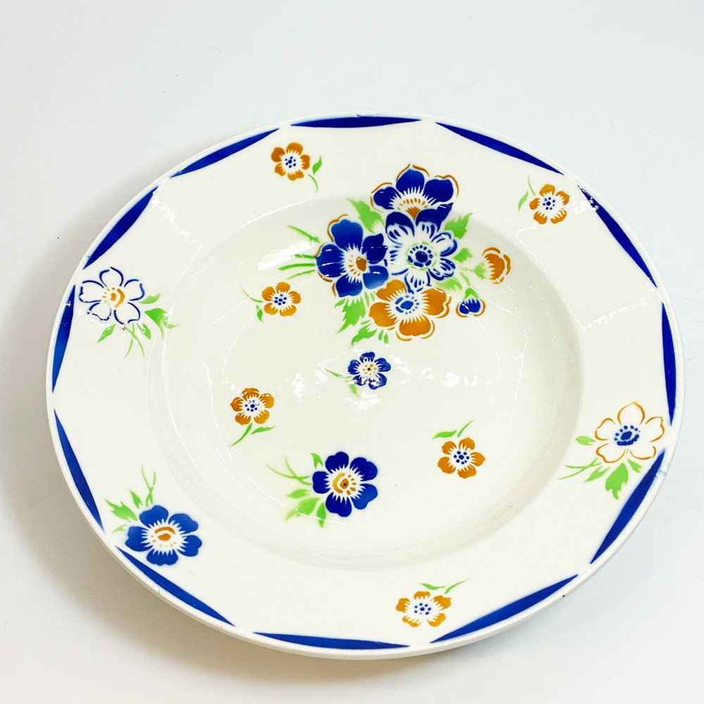 【下北沢店】K&G リュネヴィル Luneville エヴルーシリーズ EVREUX プレート 深皿 スープ皿 Φ23㎝ ブロカント フランスビンテージ 西欧食器 買取させていただきました。