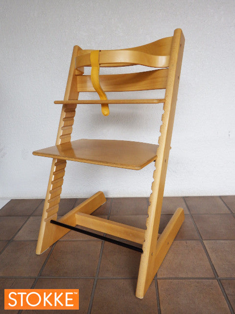 ストッケ STOKKE トリップトラップ ガード付 ベビーチェア 『空間になじむ人気のナチュラル色☆』【買取と販売とレンタルのお店】