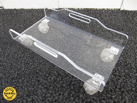 U.S.A offi / オフィー社 廃番希少 『 Crystal Acrylic Skateboard / クリスタルアクリルスケートボード 』 ＝ 西海岸生まれのユニークな機能的デザイン！ 北欧～モダンインテリアとの相性は◎ ＝