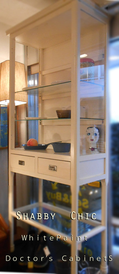 粋な錆びれ具合な棚～Shabby Chic(シャビーシック）WhitePaint(ホワイトペイント） Doctor's Cabinet(ドクターキャビネット）【買取＆販売＆レンタル】