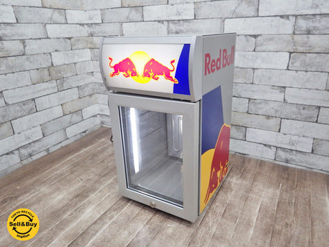 レッドブル REDBULL  ショーケース型 ミニ冷蔵庫 販売促進用 ～ デザイン家電とは違ったアイテム【買取と販売とレンタルのお店】