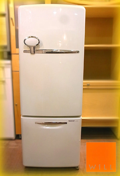 はい注目！ " National / ナショナル " レトロデザインのパーソナルノンフロン冷蔵庫 『 WiLL FRIDGE mini （ ウィル フリッジ ミニ ）』 162L 【買取＆販売＆レンタル】