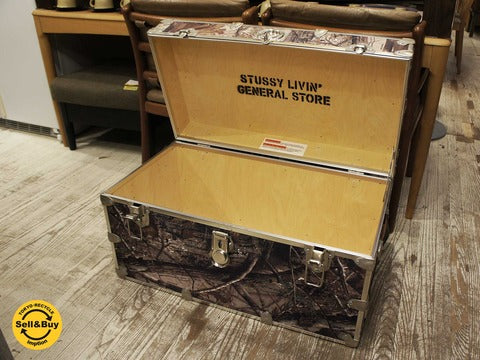 GO OUT × STUSSY Livin' GENERAL STORE Rhino Trunk and Case社 アーマートランク30 リアルツリー ～ ストリートブランドが作り出す至極のインテリア【買取と販売とレンタルのお店】