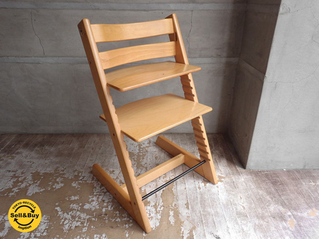 ストッケ STOKKE トリップトラップ TRIPP TRAPP 新型 ナチュラル ベビーチェア♪ 中古品 買い取りしました。