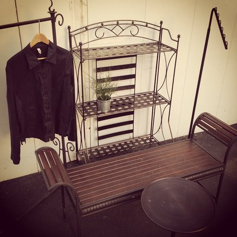 ★セレクトされたアイアンなどの金属工芸家具や什器などを一挙に5種ご紹介★オンライン1点掲載★アイアンハンガー、コンランTIGARAHテーブル、ベンチなど【買取＆販売＆レンタル】