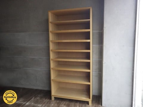 無印良品 MUJI 組み合わせて使える木製収納 ミドルタイプ 本棚 ブックシェルフ 奥行40 ～ シンプルにセンス良く使いやすいを実現した棚です♪ 【買取と販売とレンタルのお店】