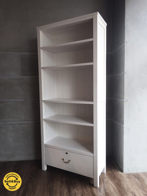 Momonatural / モモナチュラル CIELE / シエル ブックシェルフ ～美しいフォルムと清潔感のあるホワイトカラーが魅力のブックシェルフ。 【買取と販売とレンタルのお店】