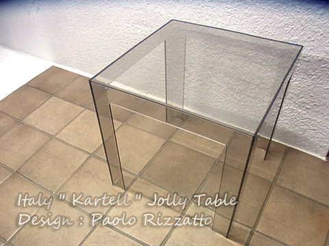 空間のアクセントにも最適です！ イタリー Kartell （ カルテル社 ） Jolly サイドテーブル 【買取＆販売＆レンタル】