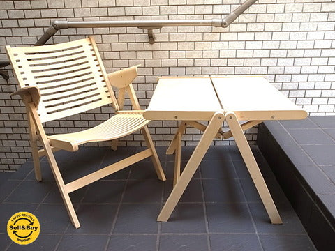 REX レックス Folding Chair フォールディング チェア＆フォールディングテーブル～時代背景にもそそられるプロダクト【買取と販売とレンタルのお店】