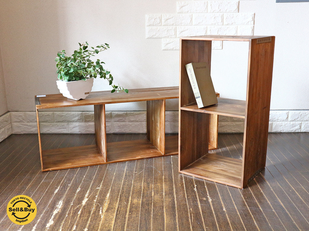 アクメ ファニチャー ACME furniture トロイ オープンシェルフ TROY OPEN SHELF３段＆２段 キャビネット 中古品  買い取りしました。経堂店 出張買取もお任せ下さい。